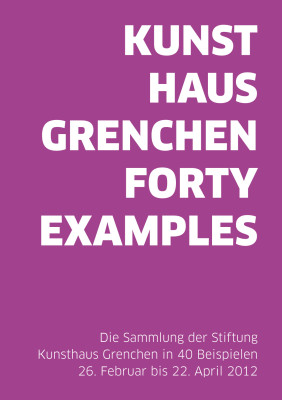 Plakat «Forty examples»