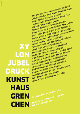 Plakat «Xylon Jubel Druck»