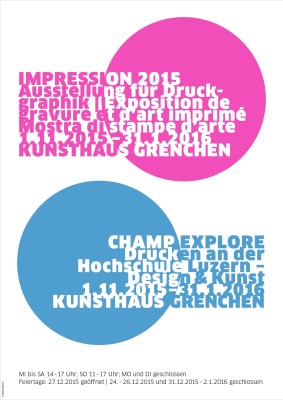 Plakat IMPRESSION 2015 & CHAMP EXPLORE.indd