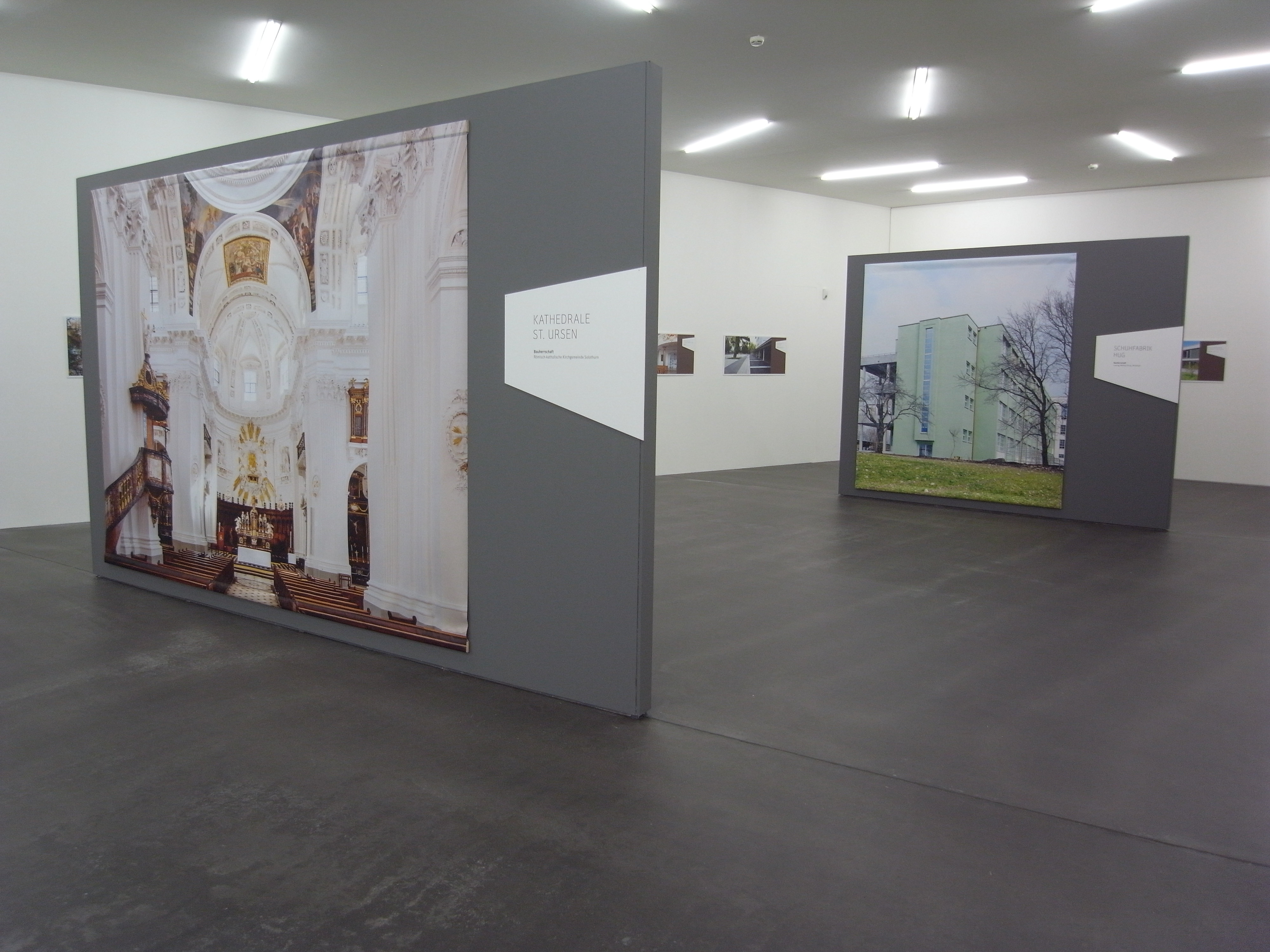 Architekturauszeichnungen 2013: Blick in die Ausstellung